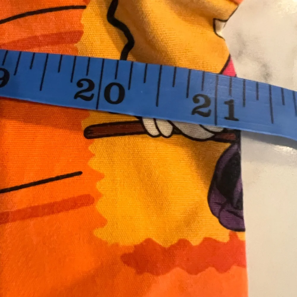 Halloween Scrub Shirt Women’s Orange Disney Mickey Minnie Mouse Small - Picture 5 of 7